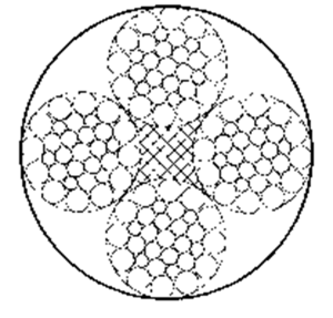 四股钢丝绳4×31WS+FC