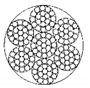 点接触钢丝绳6×19+IWS