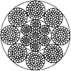 粗直径钢丝绳 8×65FNS+IWRC